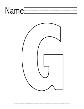 letter g pre k packet by lain learning teachers pay