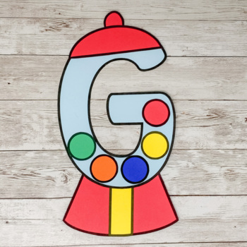 Letter G craft | Alphabet crafts | Uppercase letter craft | Capital letter  craft