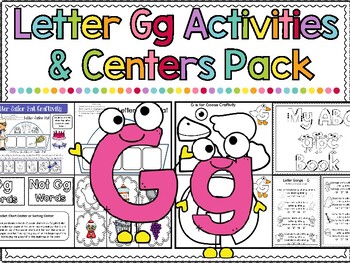 Preview of Letter Gg Activities & Centers Pack