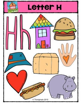 Letter H Alphabet Pictures {P4 Clips Trioriginals Digital Clip Art}