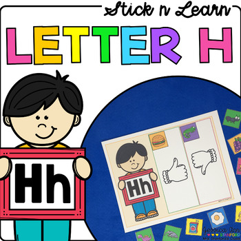 Letter H Alphabet Sound Matching / Sorting Activity Game Card Mats