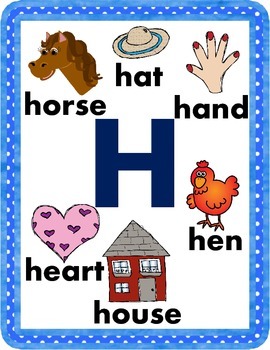 Letter H: Phonics Pack by Primary Ideas | Teachers Pay Teachers