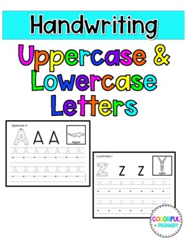 Letter Handwriting Journals by Colorful In Primary | TPT