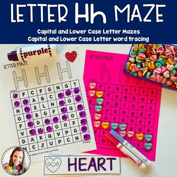 Preview of Letter Hh Maze-Freebie