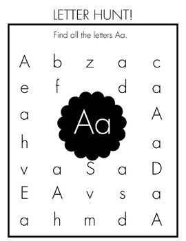 Preview of Letter Hunt-Aa