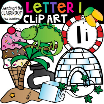 Letter I Clipart {Alphabet Clip art} by Creating4 the Classroom