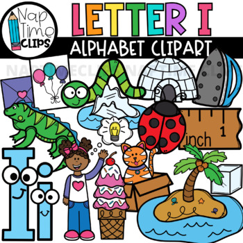 Preview of Letter I Clipart {Alphabet Clipart}