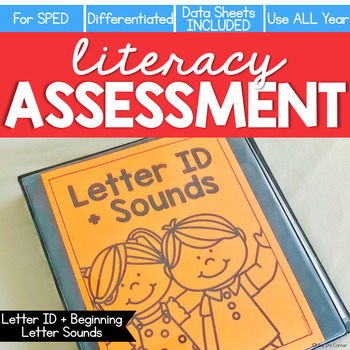 Preview of Letter ID + Beginning Letter Sound Assessment for IEP Progress Monitoring