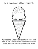 Letter Ice Cream Match