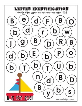 letter identification by marieka richards teachers pay teachers