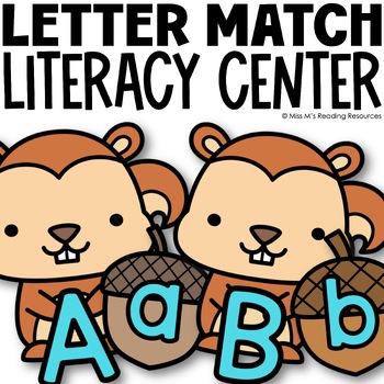 Preview of Letter Identification FREEBIE Literacy Center from Miss M's Reading Resources