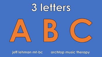 Preview of Letter Identification & Letter-Sound Correspondence Songs & Videos (BUNDLE)