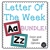 Letter Identification - Letter of the Week BUNDLE!!!