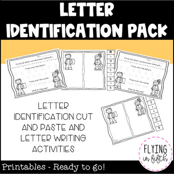 Letter Identification Pack by Flying in Fifth | Teachers Pay Teachers