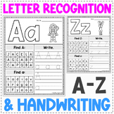 Letter Recognition and Handwriting Worksheets - Alphabet Review