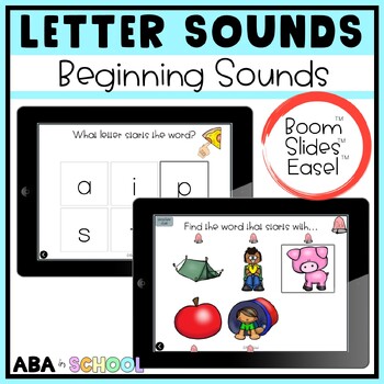 Preview of Letter Identification and Sounds Activities | BEGINNING SOUNDS | No-prep digital