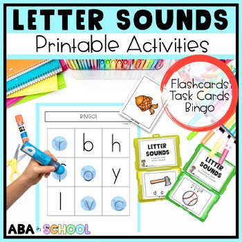 Letter Identification and Sounds Activities | PRINT ACTIVITIES by ABA ...