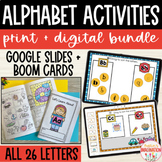 Letter Identification and Sounds Booklets and Digital Acti