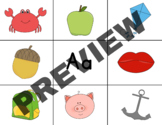 Letter Identification (full alphabet): Picture search worksheets