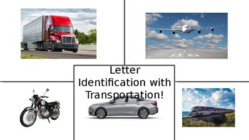 Preview of Letter Identification with Transportation/Vehicles!