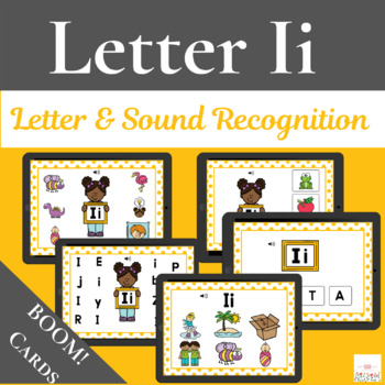Preview of Letter Ii with Boom Cards™ | Digital 