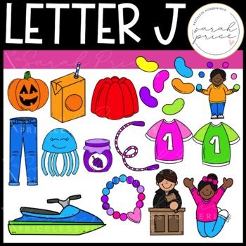 Letter J Alphabet Clipart by Sarah Price - Priceless Ponderings | TpT