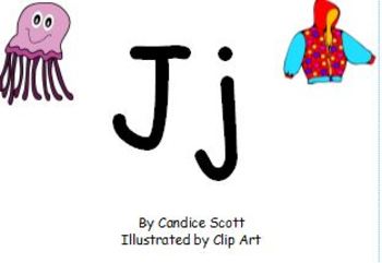 Preview of Letter J Book