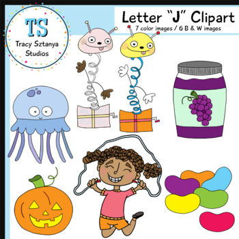 Letter “J” Clipart Set {Tracy Sztanya Studios} by Tracy Sztanya Studios