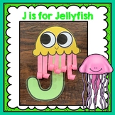 Letter J Craft, Alphabet Craft, Jj is for Jellyfish, Jelly