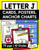 Letter J Flash Cards | Letter J Anchor Charts and Posters 