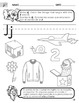 Letter J Sound Worksheet with Instructions Translated into Spanish for