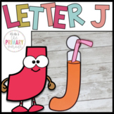 Letter J craft | Alphabet crafts | Lowercase letter craft