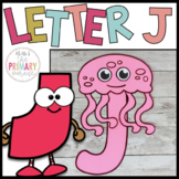 Letter J craft | Alphabet crafts | Uppercase letter craft 