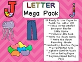 Letter Jj Mega Pack- Kindergarten Alphabet- Handwriting, L