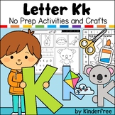 Letter K Alphabet No Prep Activities and Crafts