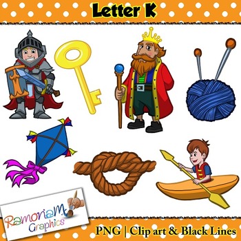 Preview of Letter K Clip art