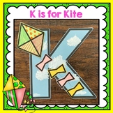 Letter K Craft, Alphabet Craft, Kk is for Kite, Kite Craft