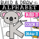 Letter K Craft and Koala Directed Drawing