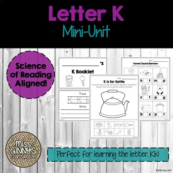 Preview of Letter K - Mini-Unit - Science of Reading - Orton Gillingham Inspired