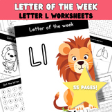 Letter L Packet | Letter Practice Worksheets | Letter Of T