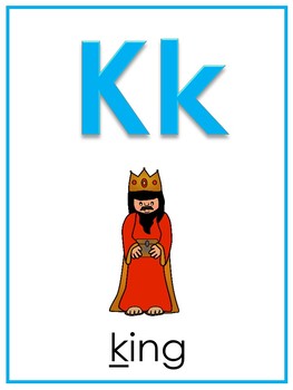 alphabet letter k nursery