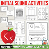 Letter K Phonics Worksheets, Consonant Vowel Activities Cu