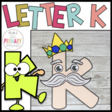 Letter K craft | Alphabet crafts | Lowercase letter craft 
