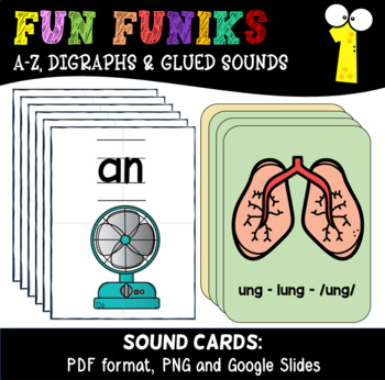 Preview of Fun Funiks: Letter-Keyword-Sound Flashcards for Level 1