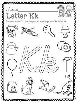 Letter Kk by Mrs Melina Gianacópulos | TPT
