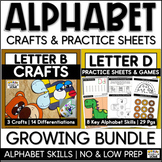 Alphabet Practice Pages | Letter Identification and Sounds