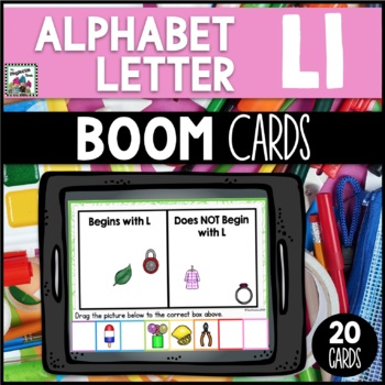 Letter L Boom Card - Alphabet by Kristen Konechy from The Imagination Nook