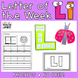 Letter L | Letter of the Week | Activities | Phonics | Alphabet