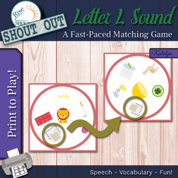 Preview of Letter L Sound Shout Out: A Spot the Match Game