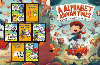 Preview of Letter Land: A Comic Alphabet Adventure for Kids